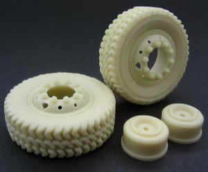 KFS 1/24 分離式 TQ80胎 轉向輪組 全樹脂 